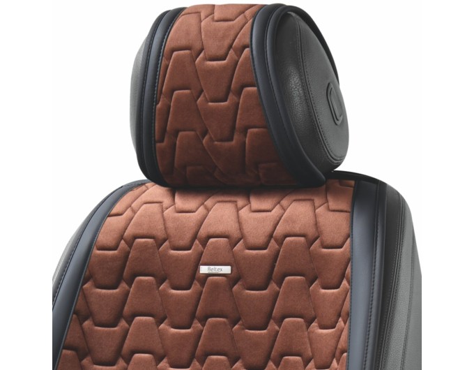 Комплект преміум накидок для сидінь Beltex Chicago, black-coffee, ціна: 5 380 грн.