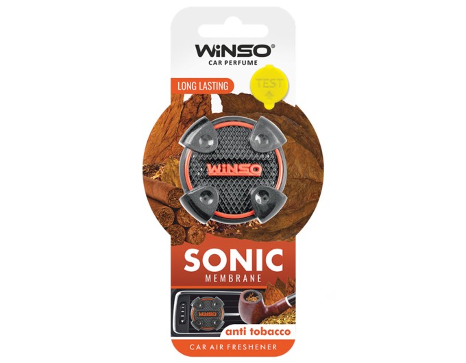 Освежитель воздуха Winso Sonic, мембранный на дефлектор - Anti Tobacco, цена: 109 грн.