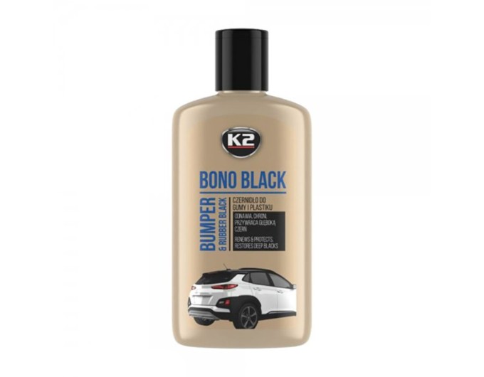 Засіб догляду за шинами та чорними бамперами K2 Bono Black рідина 250мл, ціна: 128 грн.