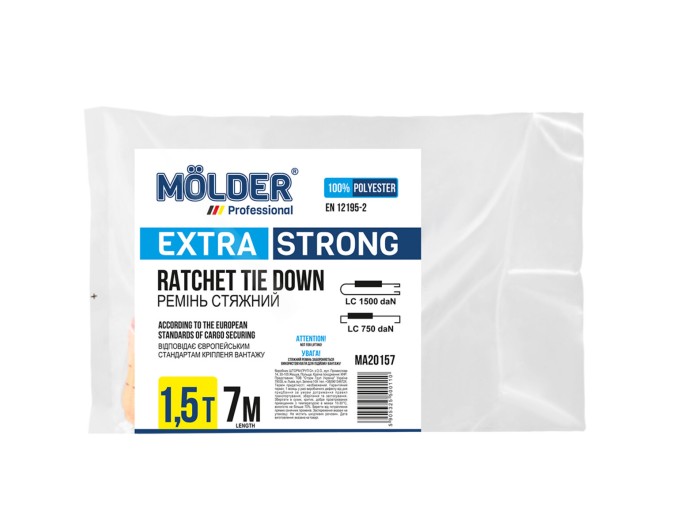 Стяжной ремень Molder 1,5т, 7м, цена: 347 грн.