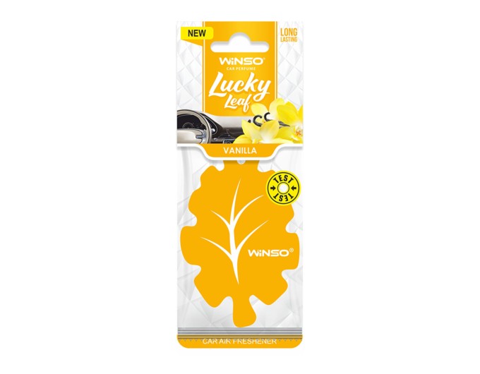 Освежитель воздуха Winso Lucky Leaf, ароматизатор целлюлозный, Vanilla, цена: 32 грн.