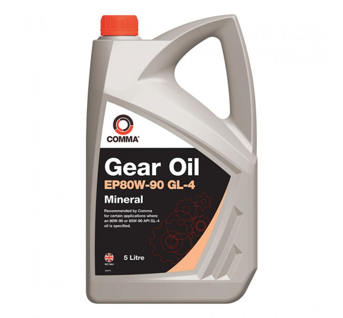 Трансмісійне масло Comma Gear Oil EP 80W-90 GL4 5л, ціна: 1 961 грн.