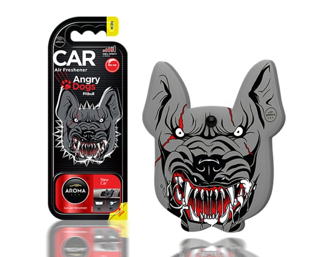 Ароматизатор Aroma Car Angry Dogs - New Car сухой, цена: 125 грн.