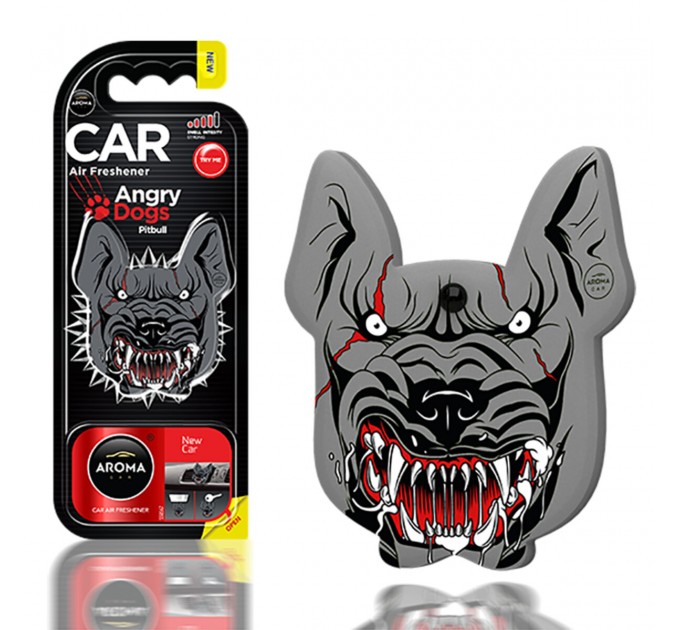 Ароматизатор Aroma Car Angry Dogs - New Car сухий, ціна: 125 грн.