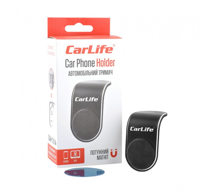 Тримач телефону автомобільний Carlife магнітний на дефлектор, ціна: 149 грн.