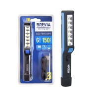 Фонарь инспекционный Brevia LED Pen Light 6SMD+1W LED 150lm 900mAh microUSB