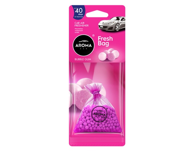 Ароматизатор Aroma Car Fresh Bag Сeramic - BUBBLE GUM сухий, ціна: 82 грн.