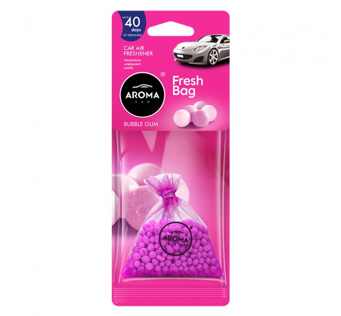 Ароматизатор Aroma Car Fresh Bag Сeramic - BUBBLE GUM сухой, цена: 80 грн.