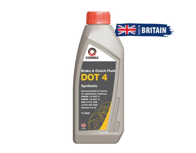 Гальмівна рідина Comma DOT 4 Brake Fluid 1л, ціна: 483 грн.