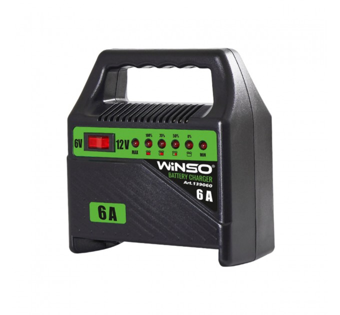 Зарядний пристрій АКБ Winso 6/12В 80А·год 6А, ціна: 676 грн.