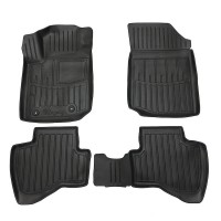 Citroen C1 II (2014-...) комплект 3D килимків з 4 штук (Stingray)