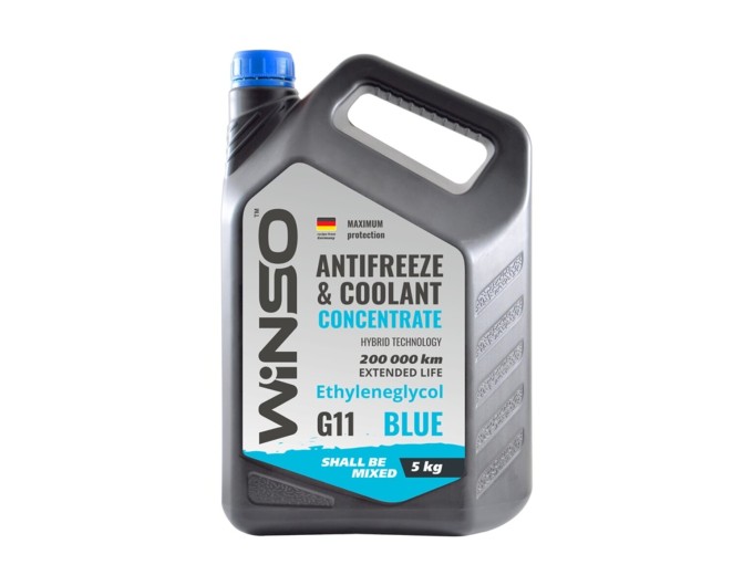 Антифриз Winso Antifreeze & Coolant Blue G11 голубой концентрат 5кг, цена: 737 грн.