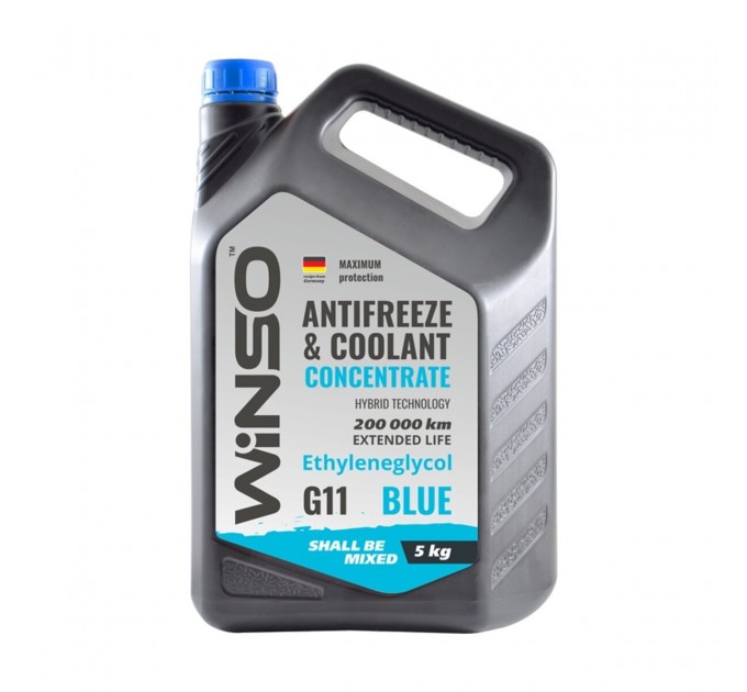 Антифриз Winso Antifreeze & Coolant Blue G11 голубий концентрат 5кг, ціна: 680 грн.