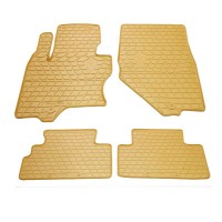 Infiniti Infiniti QX70 2013- Комплект из 4-х ковриков Бежевый в салон (Stingray)