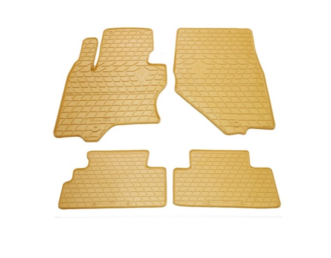 Infiniti Infiniti QX70 2013- Комплект из 4-х ковриков Бежевый в салон (Stingray), цена: 2 200 грн.