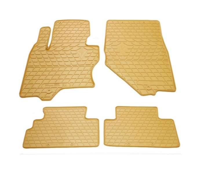 Infiniti Infiniti QX70 2013- Комплект из 4-х ковриков Бежевый в салон (Stingray), ціна: 2 200 грн.