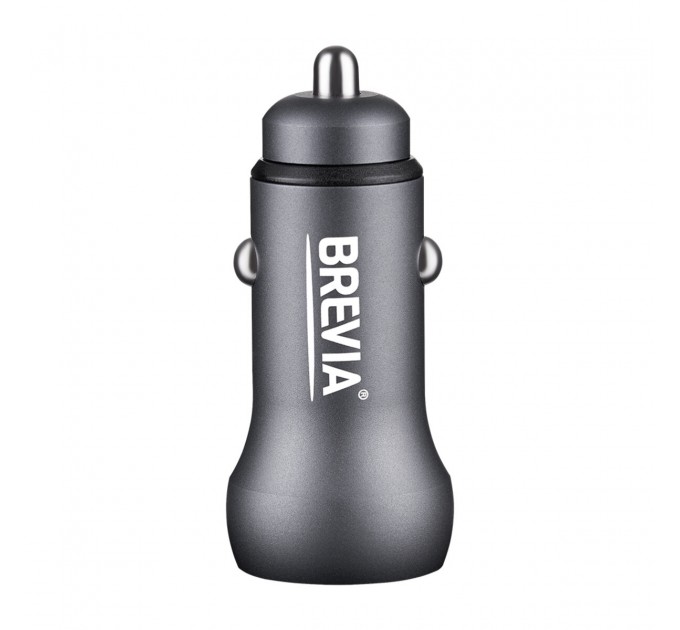 Автомобильное зарядное устройство для Brevia ePower Dual Style Metal LED 48W 1xUSB-C+1xUSB-A, цена: 331 грн.