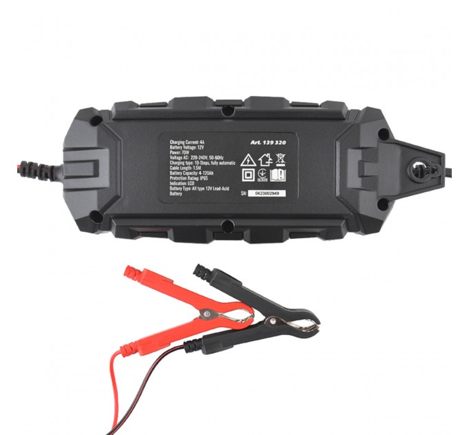 Зарядний пристрій АКБ Winso Pro 12В 120А·год 4А з LCD-екраном, ціна: 1 188 грн.