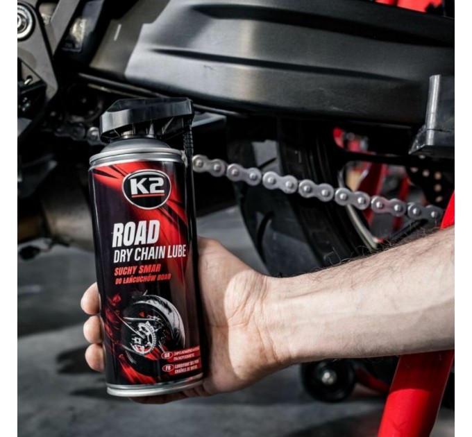 Смазка для цепей K2 Road Dry Chain Lube сухая 400мл, цена: 358 грн.