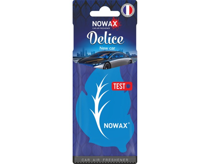 Ароматизатор повітря целюлозний Nowax серія Delice - New Car, ціна: 31 грн.