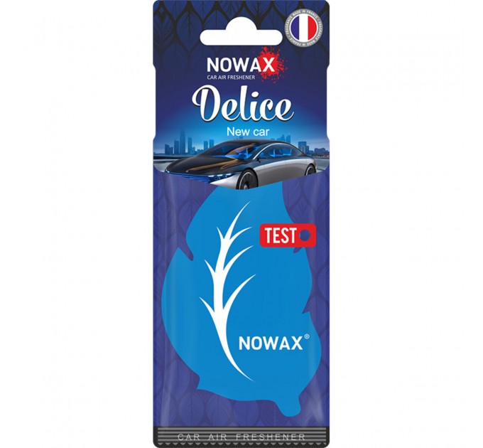 Ароматизатор повітря целюлозний Nowax серія Delice - New Car, ціна: 30 грн.