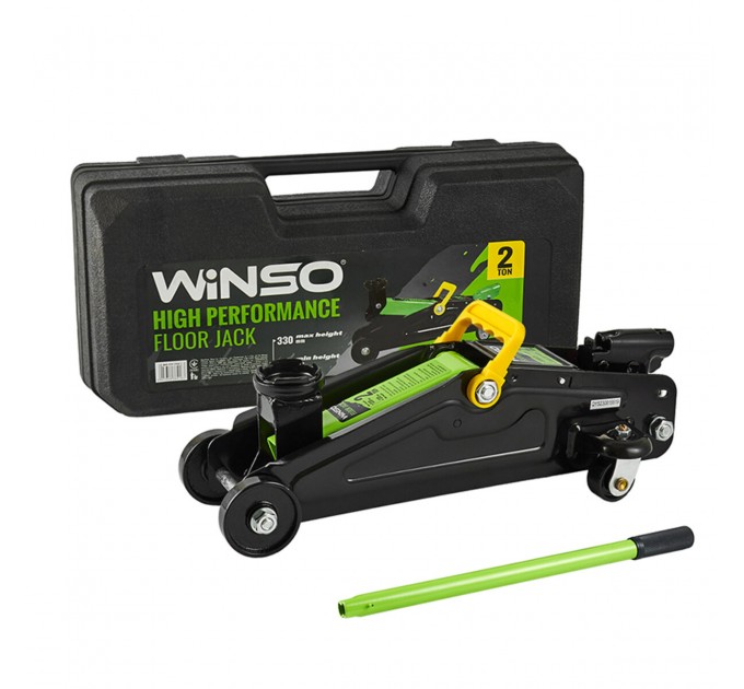 Домкрат гідравлічний підкатний Winso 2т 130-330мм у кейсі, ціна: 1 898 грн.