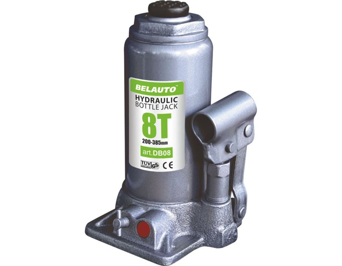 Домкрат гідравлічний пляшковий БелАвто 8т 200-385мм, ціна: 1 306 грн.