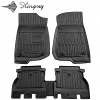 Jeep Wrangler (JL) (5 doors) (2018-...) комплект 3D килимків з 5 штук (Stingray)