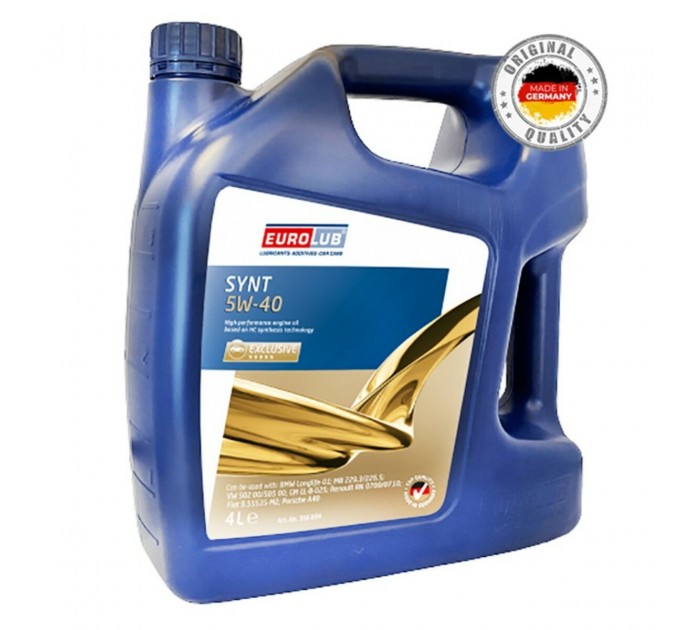 Моторное масло EuroLub Synt 5W-40 4л, цена: 805 грн.