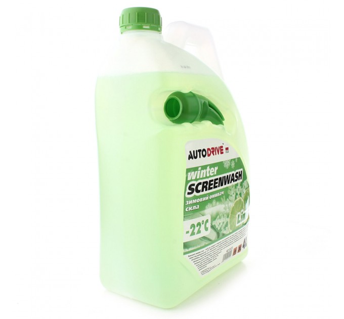 Омыватель стекла AutoDrive -22°C зимний Lime готовый 4л, цена: 346 грн.