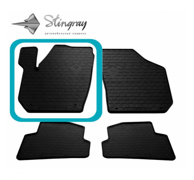 Skoda Fabia II (5J) (2007-2014) килимок передній лівий (Stingray), ціна: 831 грн.