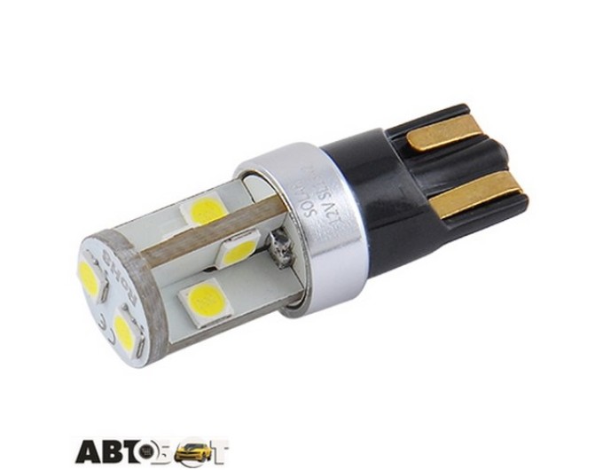 LED лампа SOLAR T10 W2.1x9.5d 12V 10SMD 3030 SSC CANBUS white SL1342 (2 шт.), ціна: 547 грн.