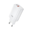 Сетевое зарядное устройство XO CE17 GaN 65W белый, цена: 879 грн.