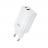 Сетевое зарядное устройство XO CE17 GaN 65W белый, цена: 799 грн.