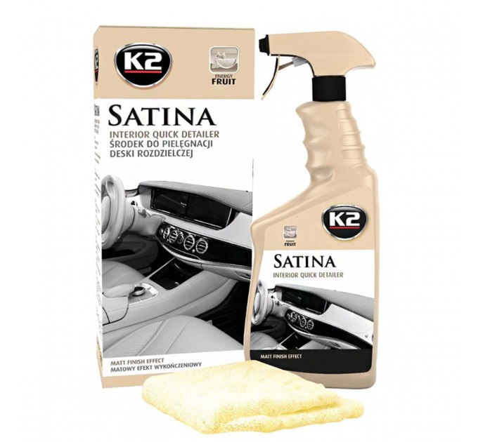 Средство по уходу за приборной панелью и пластиковыми деталями K2 Satina энергия фруктов 770мл, цена: 278 грн.