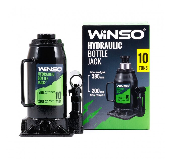 Домкрат гидравлический бутылочный Winso 10т 200-385мм, цена: 1 208 грн.