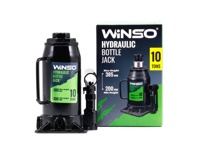 Домкрат гідравлічний пляшковий Winso 10т 200-385мм, ціна: 1 413 грн.