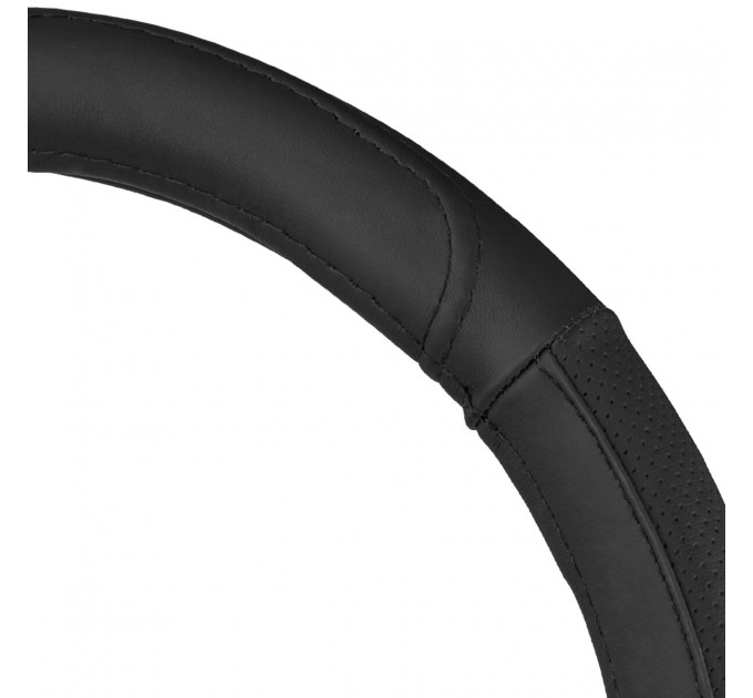 Чохол на кермо Carlife 37-39см, шкіра, чорний SW242M, ціна: 408 грн.