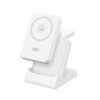 Беспроводное зарядное устройство XO CX033 3в1 Power bank + Watch Charger + Headphone белый