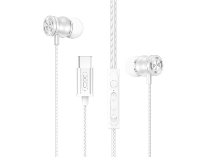 Наушники проволочные XO EP80 In ear Type-C белые, цена: 149 грн.