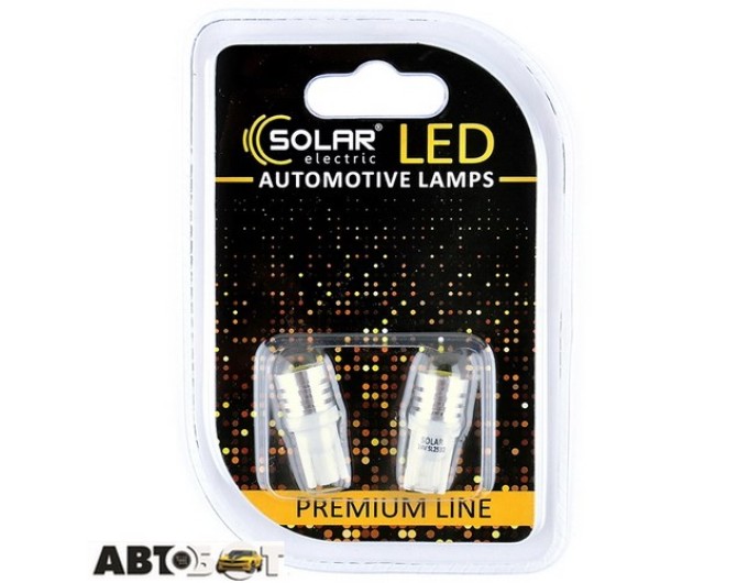 LED лампа SOLAR T10 W2.1x9.5d 24V 1SMD 1W white SL2532 (2 шт.), ціна: 84 грн.