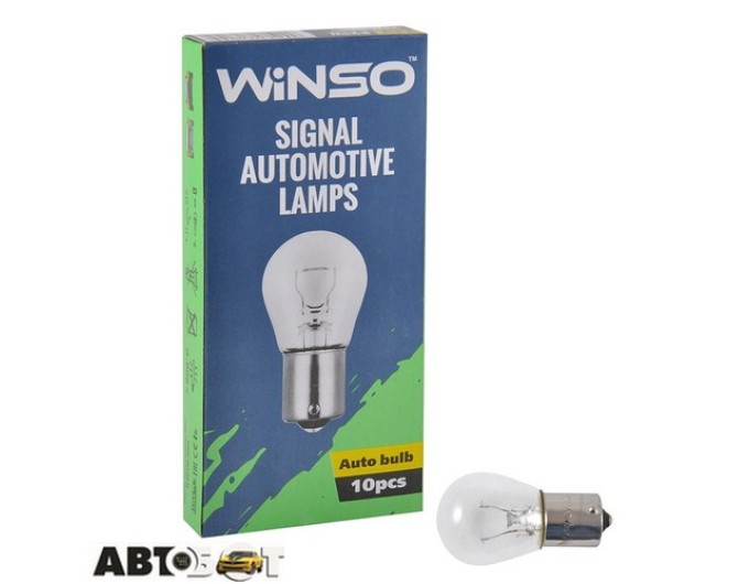Лампа накаливания Winso P21W 21W 12V BA15s 713100 (1 шт.), цена: 18 грн.