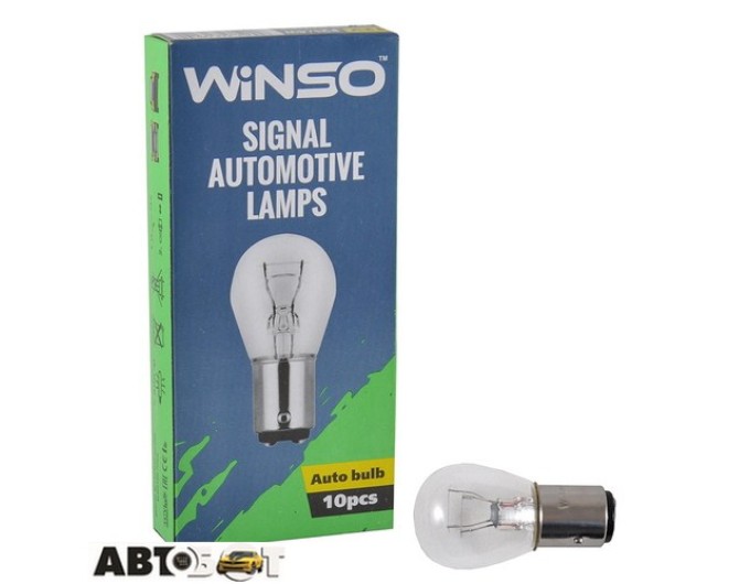 Лампа накаливания Winso P21/4W 21/4W 12V BAZ15d 713140 (1 шт.), цена: 27 грн.