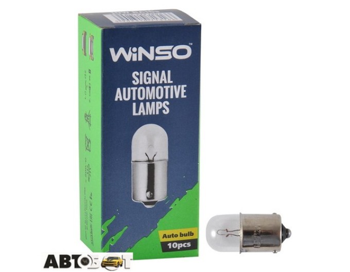 Лампа накаливания Winso R10W 10W 12V BA15s 713160 (1 шт.), цена: 18 грн.