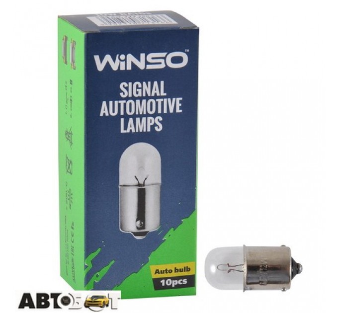 Лампа розжарювання Winso R10W 10W 12V BA15s 713160 (1 шт.), ціна: 14 грн.