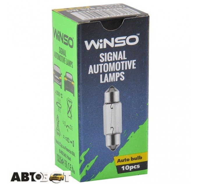 Лампа розжарювання Winso C5W 5W 12V SV8.5 T11x37 713180 (1 шт.), ціна: 12 грн.