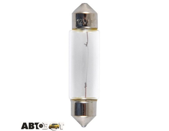 Лампа розжарювання Winso C10W 10W 12V SV8.5 T11x41 713220 (1 шт.), ціна: 9 грн.