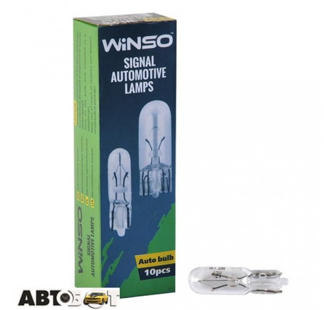 Лампа накаливания Winso W1.2W 1.2W 12V W2x4.6d 713240 (1 шт.), цена: 6 грн.