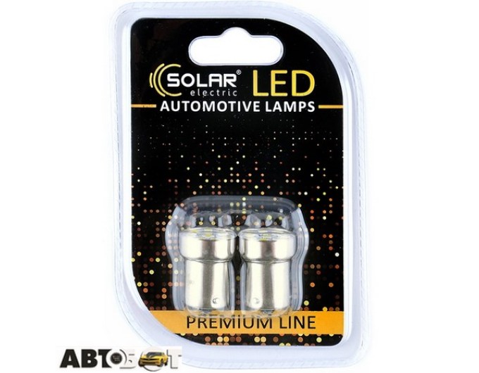 LED лампа SOLAR G18.5 BA15s 12V 8SMD 2535 white SL1380 (2 шт.), ціна: 63 грн.