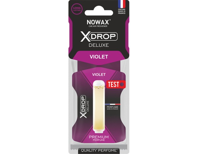 Ароматизатор целюлозний з капсулою Nowax серія X Drop Deluxe - Violet, ціна: 80 грн.